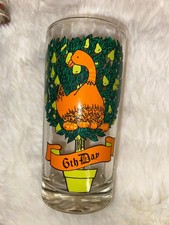 Vtg. Indiana Glass 12 Days Of Christmas Drinking Glass Month 6