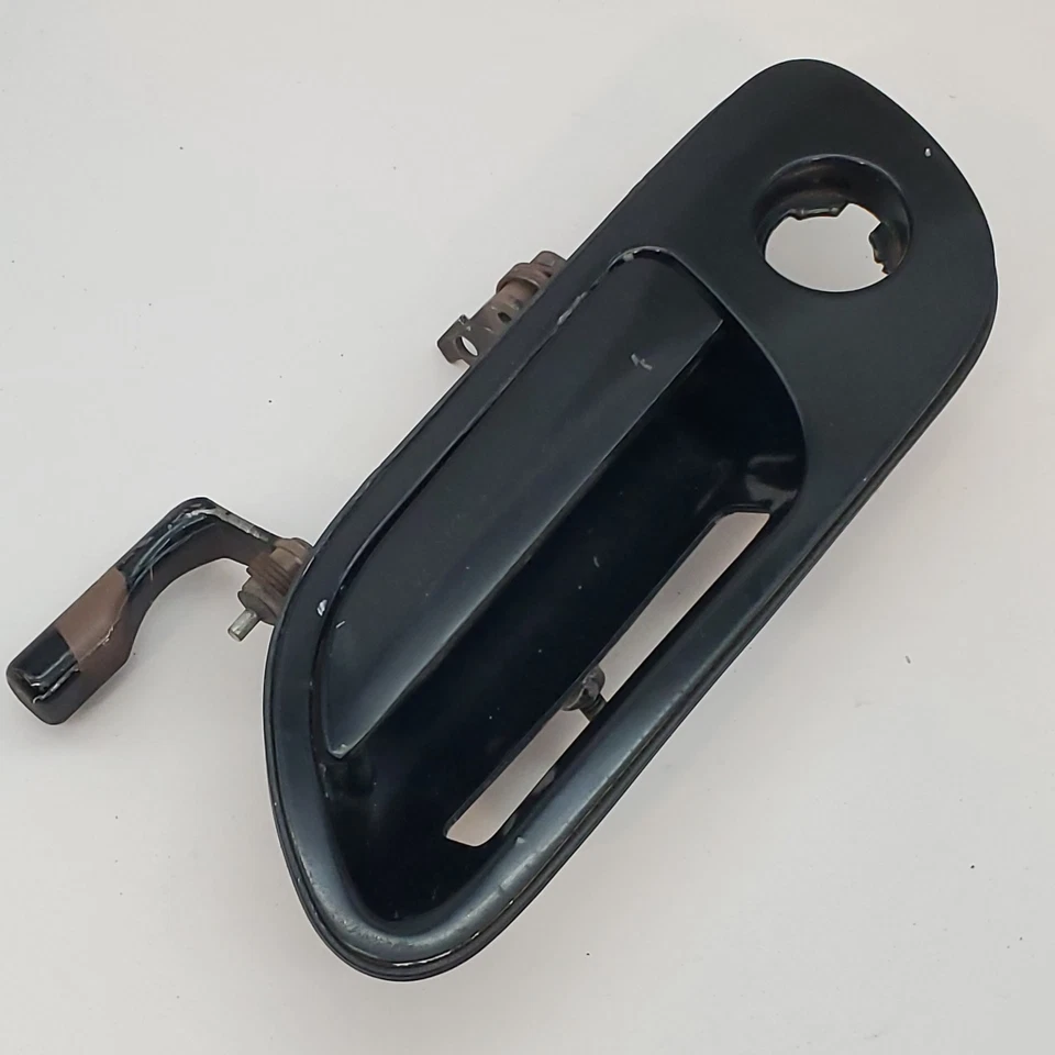 1993-1998 Lincoln Mark VIII Guarnição de Maçaneta de Porta Lateral de Motorista Esquerda LH Fabricante de Equipamento Original Preto - Imagem 2 de 4