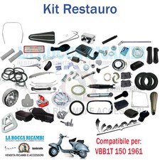 Kit Restauro Vespa 150 VBB1 1961 CON KIT SELLE Telaio Dal 1001 Al 146000