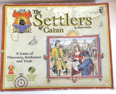 SETTLERS OF CATAN BOARD GAME MAYFAIR GAMES (2003) 483 COMPLETE