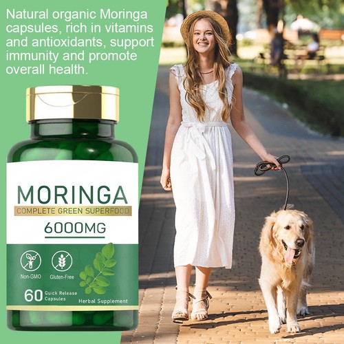 Moringa Gummies 6000 mg Superfood Antioxidant & Immune Support - Picture 8 of 10