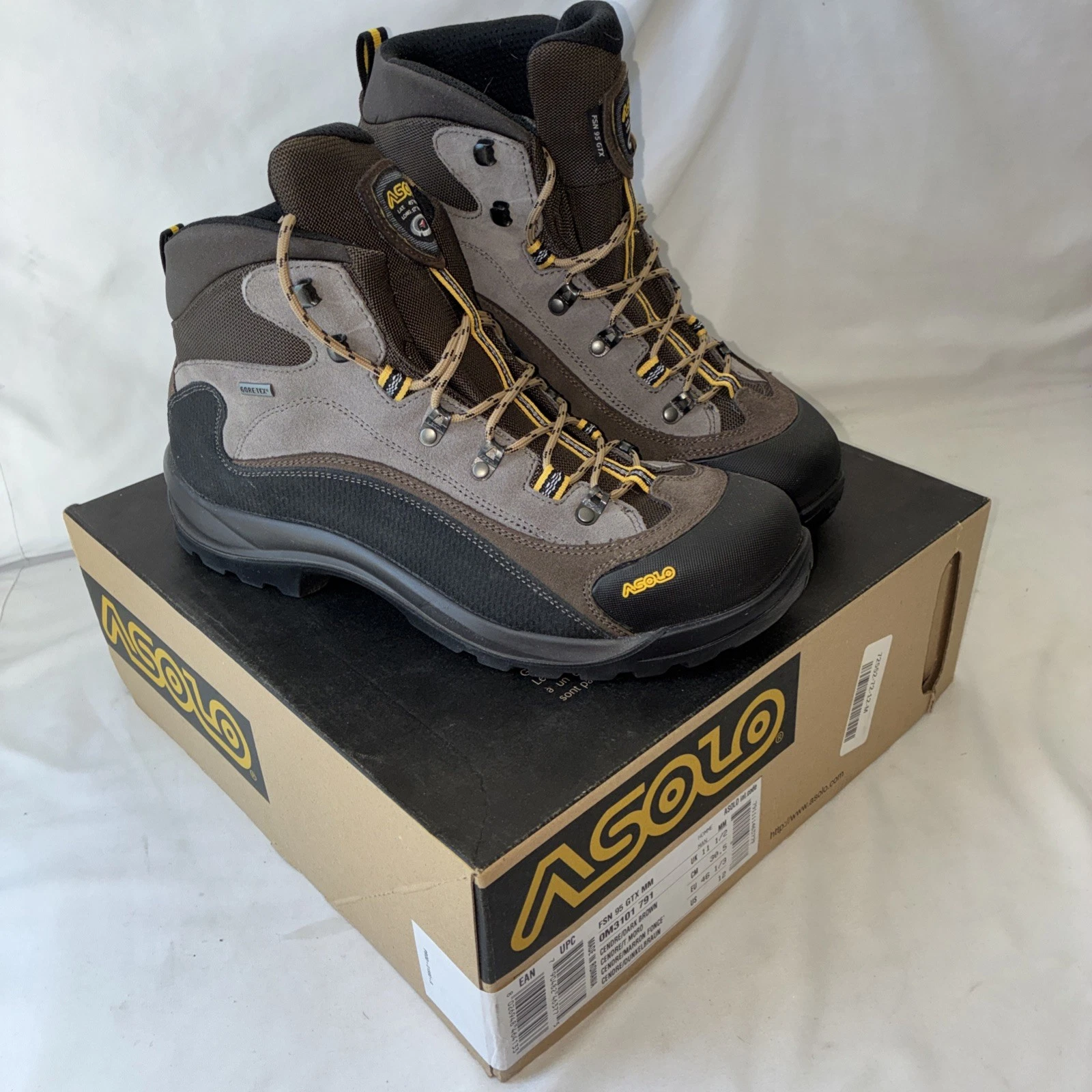 Asolo Men's Size 12 Hiking Boot FSN 95-GTX Gore-Tex Hunting Camping
Opens in a new window or tab