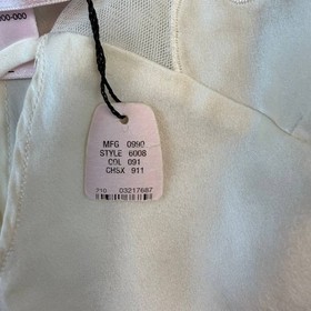 Vintage Victoria&rsquo;s Secret Lace Teddy Bodysuit Cream Spaghetti Strap Size L