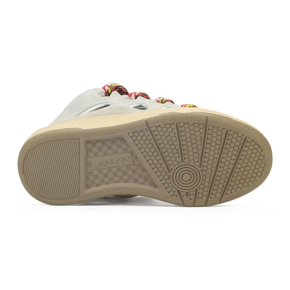 NIB LANVIN WHITE CURB MULES LOW TOP SNEAKERS SIZE 36 $890 - Image 3 of 4