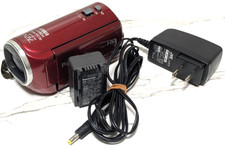 Panasonic HC-V210M Camcorder Red Tested Working w/Charger Import From Japan