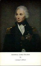 Admiral Lord Nelson London England vintage Military art postcard x993