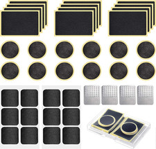 40 Pieces Bicycle Tire Repair Kit Includes 36 Pieces Glueless Bike Tube Patches