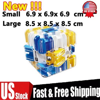 3D Maze Cube - 2-in-1 Twist & Roll Brain Teaser Toy for Kids & Adults
