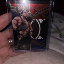 2024 Panini Select WWE - Premier Level Faarooq #187 Red & Blue