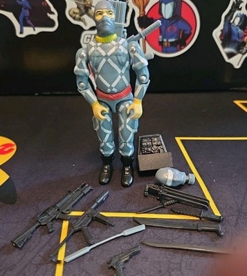 GI Joe Cobra BlackMajor Action Figure PYTHON PATROL ''LIGHTNING'' Relampago Set