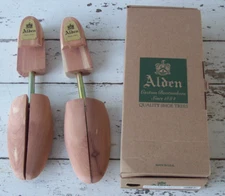 Alden Cedar Shoe Trees~Men's XL~Fits Sizes 12W-14M~NEW IN BOX~2 Pairs Available