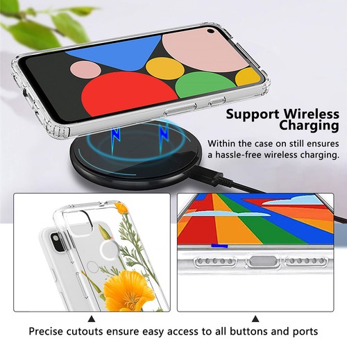 Dulce Funda Floral TPU Para Teléfono Para Google Pixel 9A 9 Pro XL 8A 7A 6 5A - Imagen 33 de 92