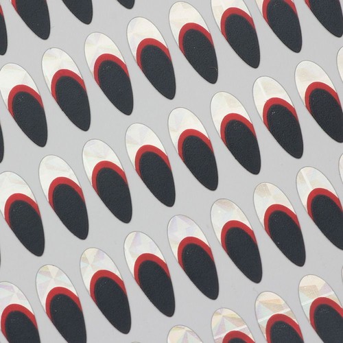 100pcs Holographic Fishing Lure Eyes Realistic Fake Bait Sticker Sea Fishing AU - Picture 14 of 16