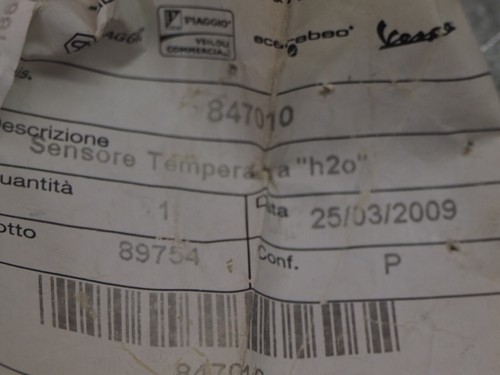 PIAGGIO h2o temperatuur sensor 847010 - Bild 3 von 4