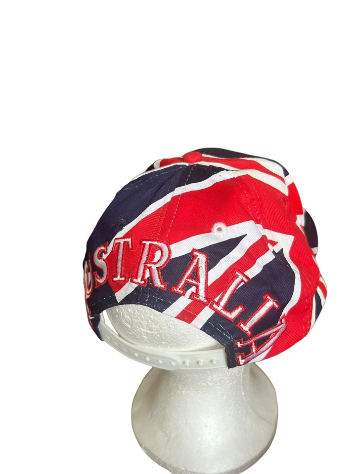 Gorra de béisbol vintage 1996 Juegos Olímpicos de Atlanta Australia bandera Snapback rara Foto 3 de 4