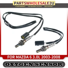 Set of 2 O2 Oxygen Sensor for Mazda 6 3.0L 2003-2008 Upstream Front and Rear