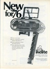 1976 Ikelite PRINT AD Underwater Scuba Diving Housings Trimcase for 110 Camera