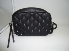 Rebecca Minkoff Black Quilted Studded Crossbody Bag Purse New with Tags AR 
