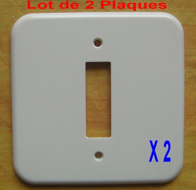 Lot de 10 plaques simples Mosaic, LEGRAND, blanc | Leroy Merlin