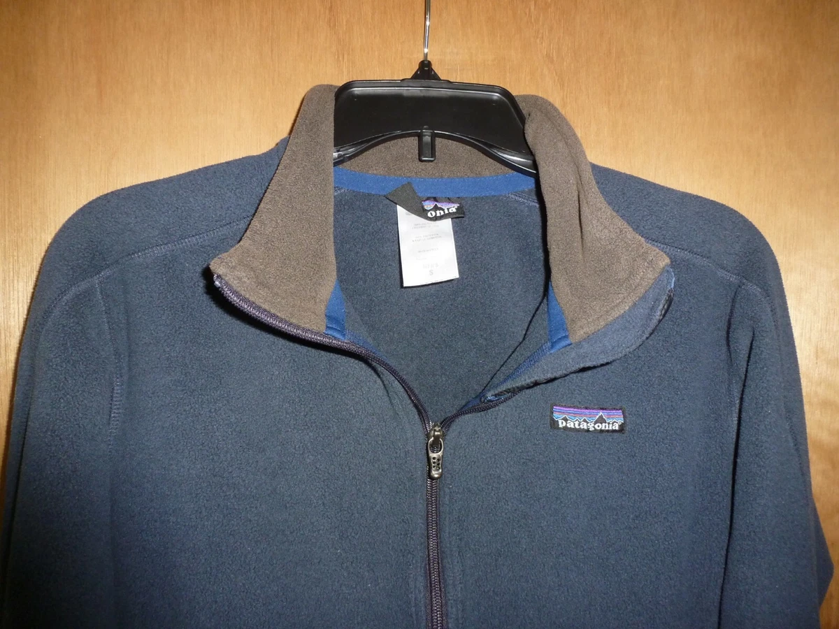 Patagonia Fleece Jacket Men s Blue Size S eBay
