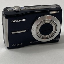 Olympus FE-310 8.0MP Digital Camera Optical Zoom 8x -Black READ