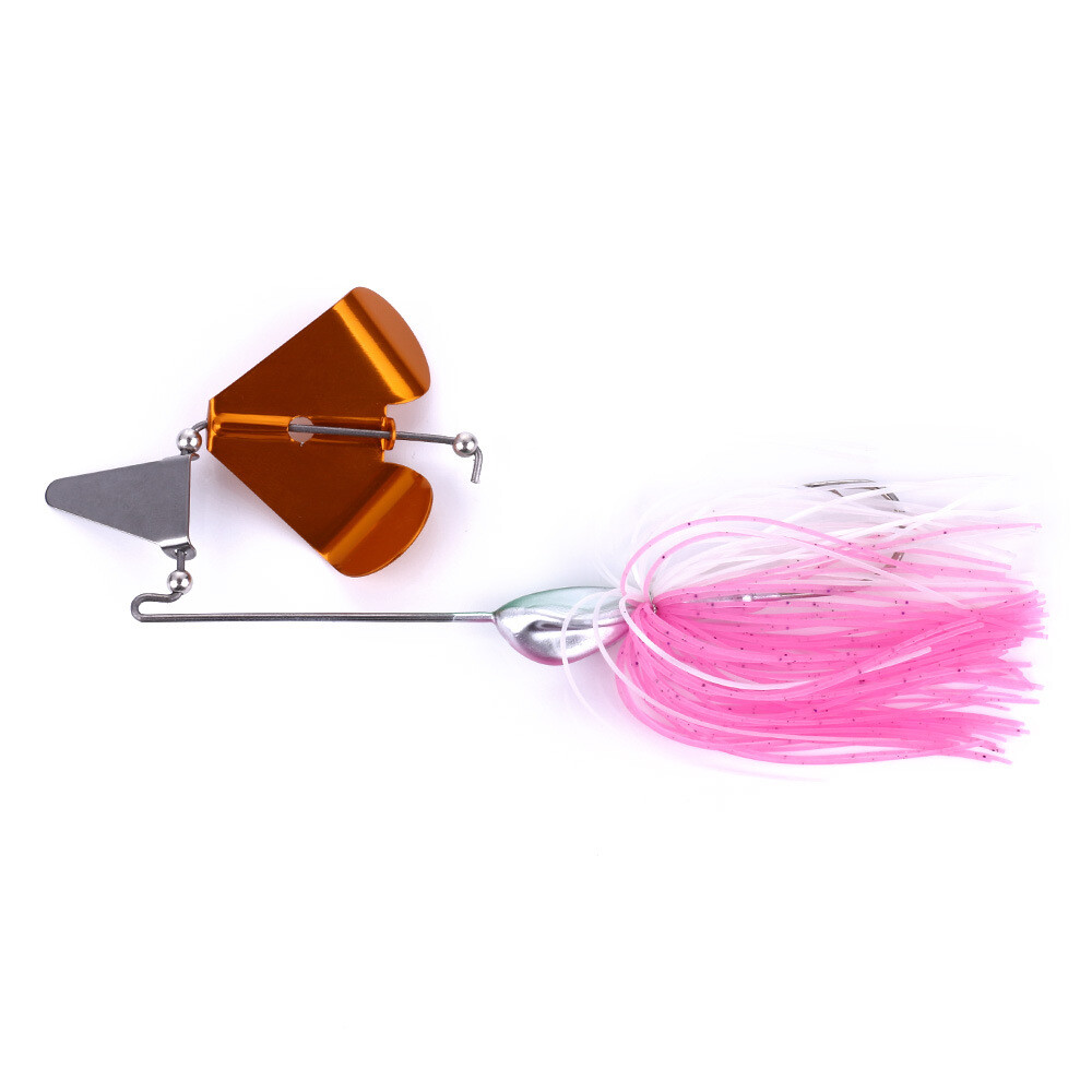 4pcs 11.5cm/22g Spinnerbait Blade Bait Rubber Skirt Buzzbait Fishing Lure Tackle - Image 4