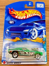Hot Wheels Rodger Dodger #061 HW ‘02 Spares ‘N Strikes 3/4 Green VHTF!