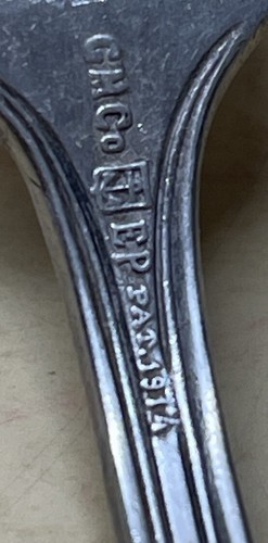 4 fourchettes à dîner vintage Gorham GM Co argent SHELBURNE vers 1914 Art Nouveau 7" - Photo 4/12