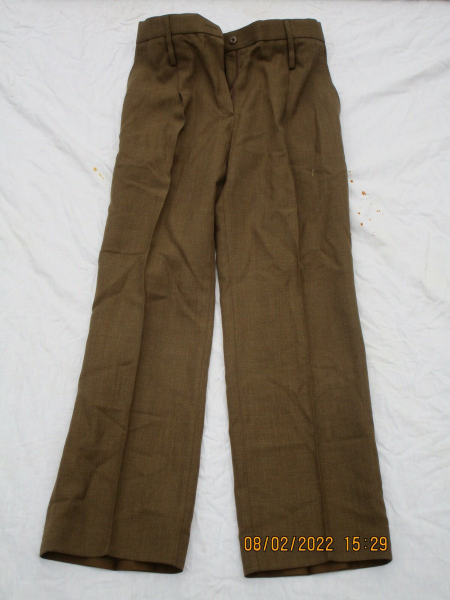 Slacks, Women Barrack Dress Army, Brown Women's Service Slacks, Women Barrack Dress Army, Brown Women's Service