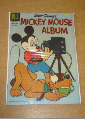 FOUR COLOR #1057 FN (6.0) DELL COMICS MICKEY MOUSE ALBUM NOVEMBER 1959