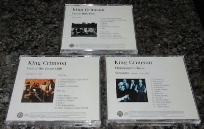 4枚セットKing Crimson $0 ship! KING CRIMSON Japan only PROMO issue 4 x CD box set