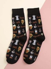 Coffee Socks Coffee Lover Socks Funny Socks for Women Novelty Socks Funky Socks