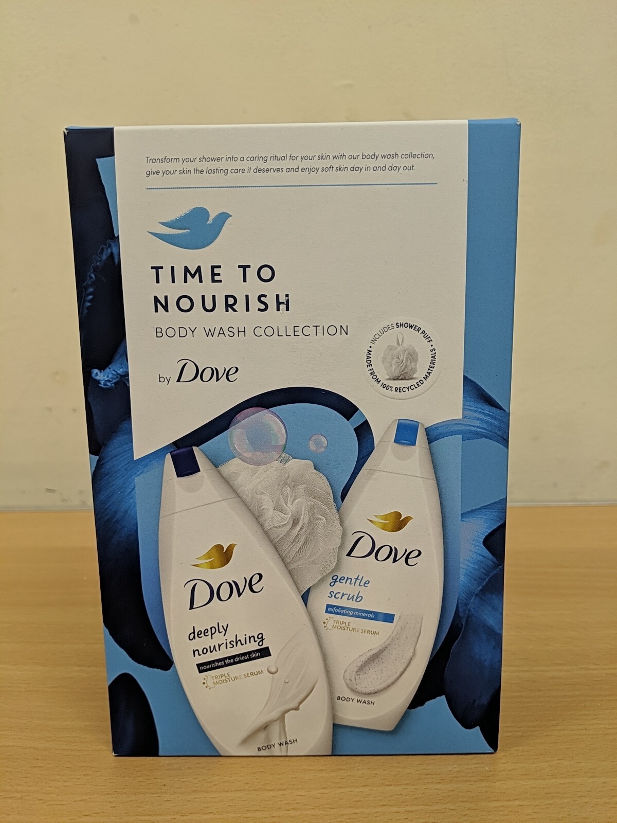 Dove Time To Nourish Body Wash Collection Gift Set With A Luxury Shower Puff Perfect Gifts For Her 2 Piece - Image 3
