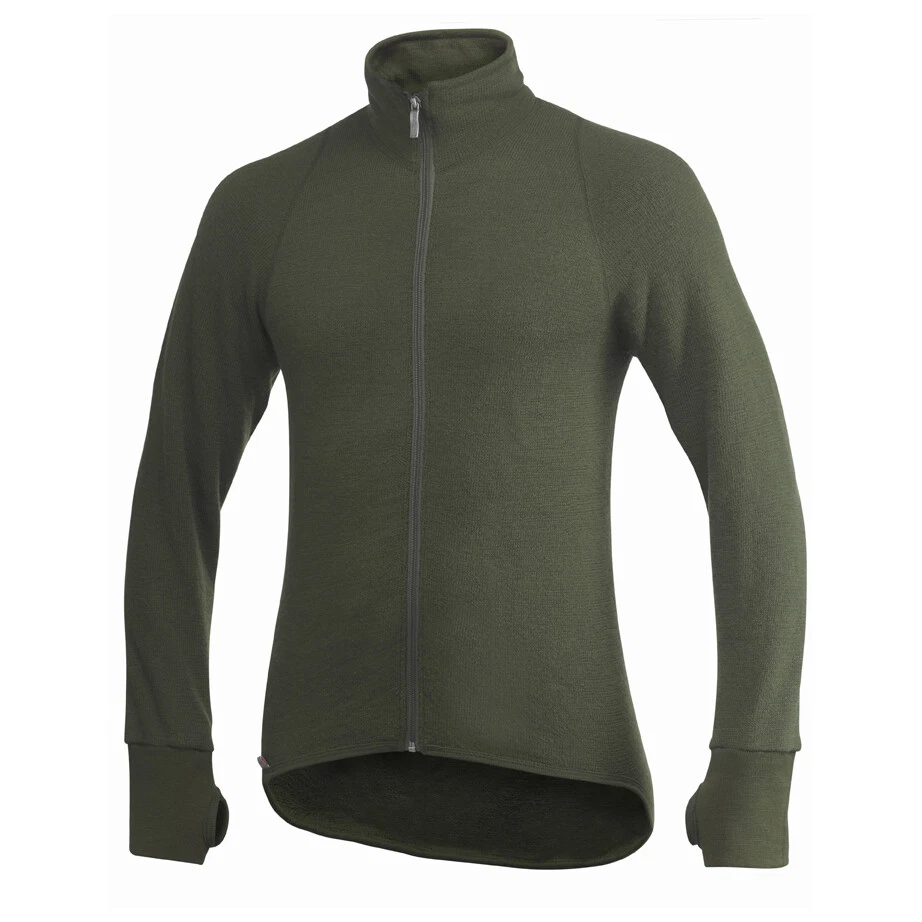 Jacket Wool Woolpower Full Zip Jacket 600 IN Stitches Ullfrotté Green | eBay