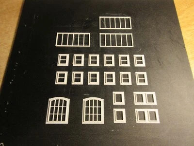 JOHNS MODEL RAILWAYS 3 D printed REPLACEMENT Windows and Skylights for Hornby Booking Hall/ Office