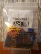 CCA Cuisenaire Materials Overhead Tiles - 52 Color Squares Catalog 010422