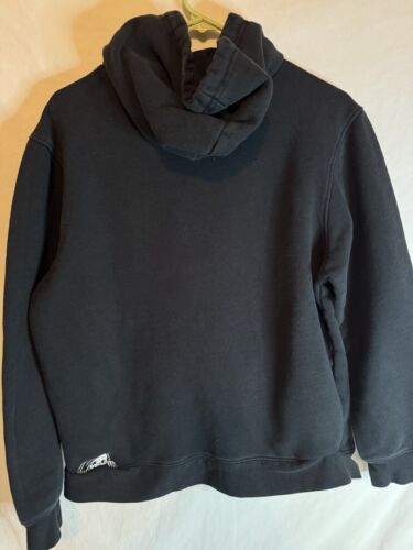 Lurking Class Hoodie Herren Large schwarz bestickt Streetwear Mantel Sensenmann - Bild 3 von 8