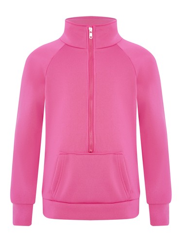 Girls Tops With Pocket T-shirts Stand Collar Sweatshirts Athletic Loungewear - Picture 16 of 83