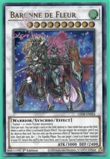 Yugioh! Baronne de Fleur LED8-EN024 (UR) 1st Ed "Fleur/Synchro Support"