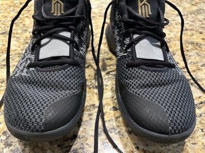 Nice! Nike Kyrie Flytrap 2 II Black Gold Basketball Casual Shoes