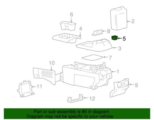 Inserto de revestimiento de goma para Ford Expedition, F150, Mark LT 2003-2014 (P/N 2L1Z7813562AAA)
