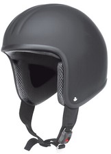 Half Shell Biker Helmet XXL - Redbike RB671 Small Shell - Matte Black
