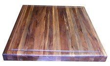 Walnut Butcher Block 20 x 18 x 1.5 inches New Made In USA by Steve's Gift Shoppe