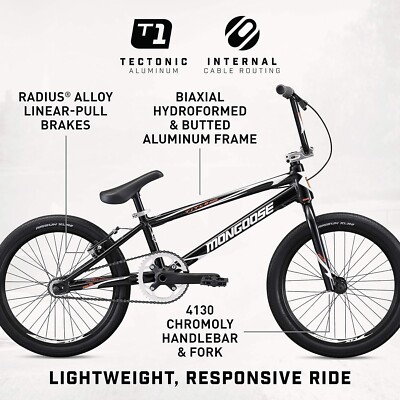 Versatile Title Elite Pro BMX Race Bike in Red, Orange, or Black