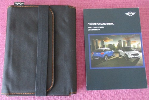 (2014) MINI COUNTRYMAN & MINI PACEMAN OWNERS MANUAL - HANDBOOK INCLUDING SAT NAV