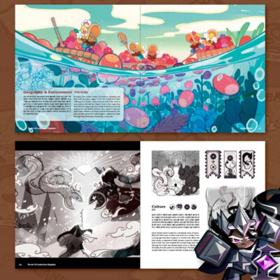 The Art of Cookie Run Kingdom Art Book English Korean