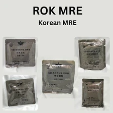 Genuine ROK Army South Korean Field Stripped Field Rations M R E