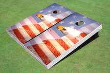 Eagle Stars Stripes Custom Cornhole Board