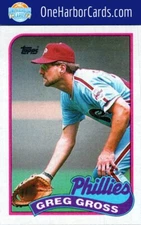 1989 Topps Philadelphia Phillies #438 Greg Gross