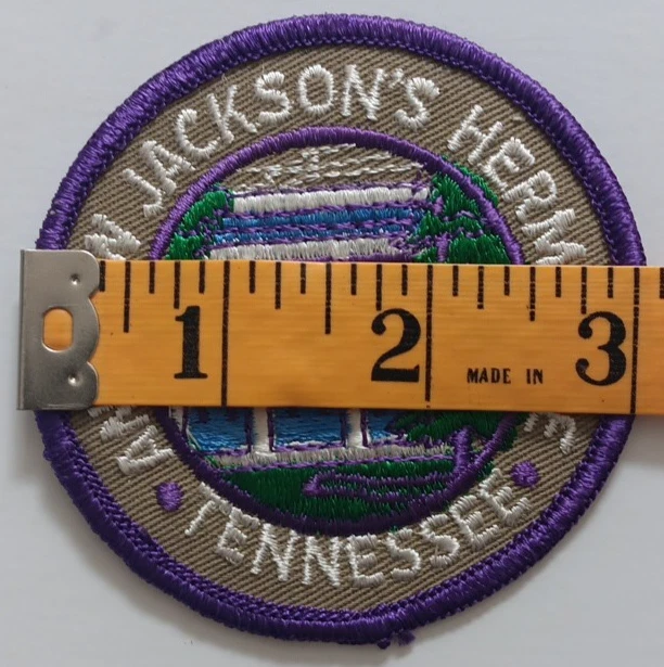 Andrew Jackson's Hermitage Tennessee Circle 3" Iron On Patch - Image 3 of 3